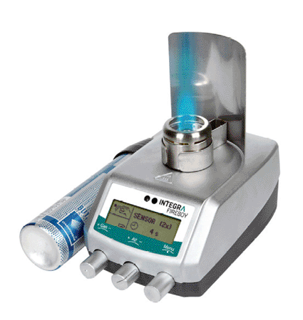 Image: Typical safety Bunsen burner operated with a gas cartridge. This burner offers users the choice to ignite the flame by an infrared optical sensor, a foot switch, or a push button on the instrument (photo courtesy of Integra Biosciences). Image: Typical safety Bunsen burner operated with a gas cartridge. This burner offers users the choice to ignite the flame by an infrared optical sensor, a foot switch, or a push button on the instrument (photo courtesy of Integra Biosciences).